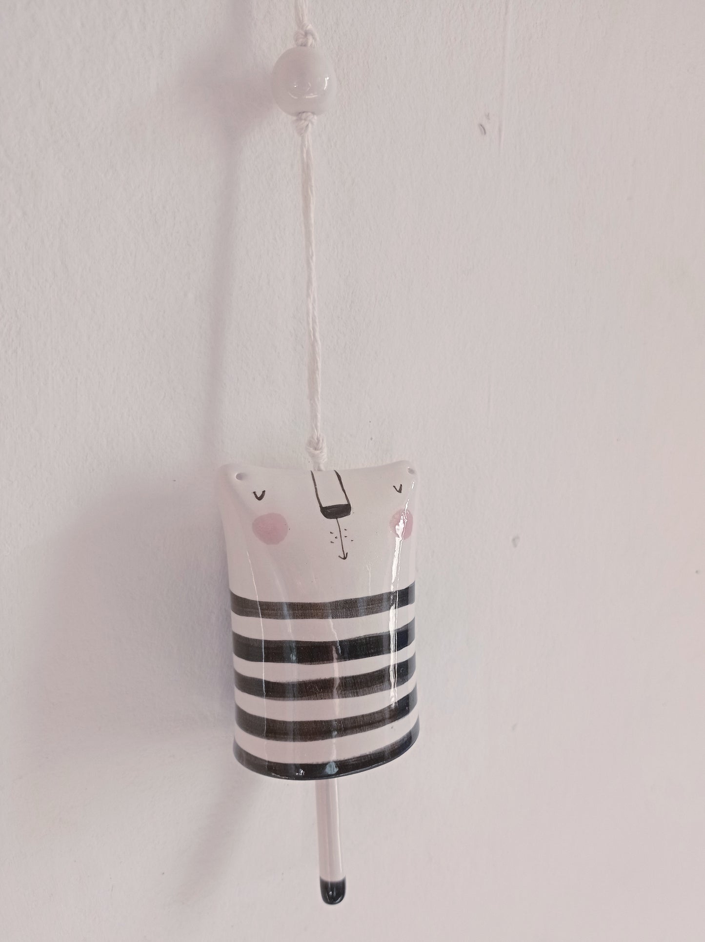 Campanella in ceramica Gatto