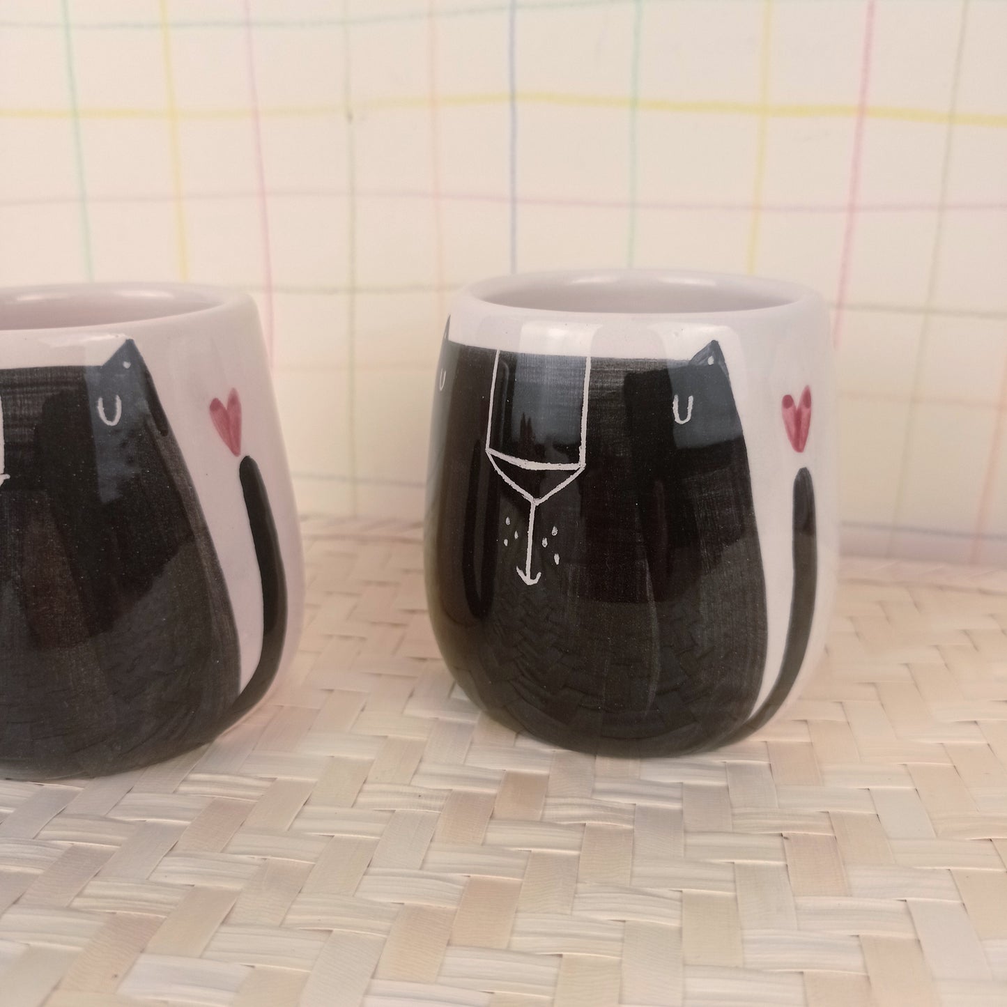 Tazzina da caffè Gattone in ceramica