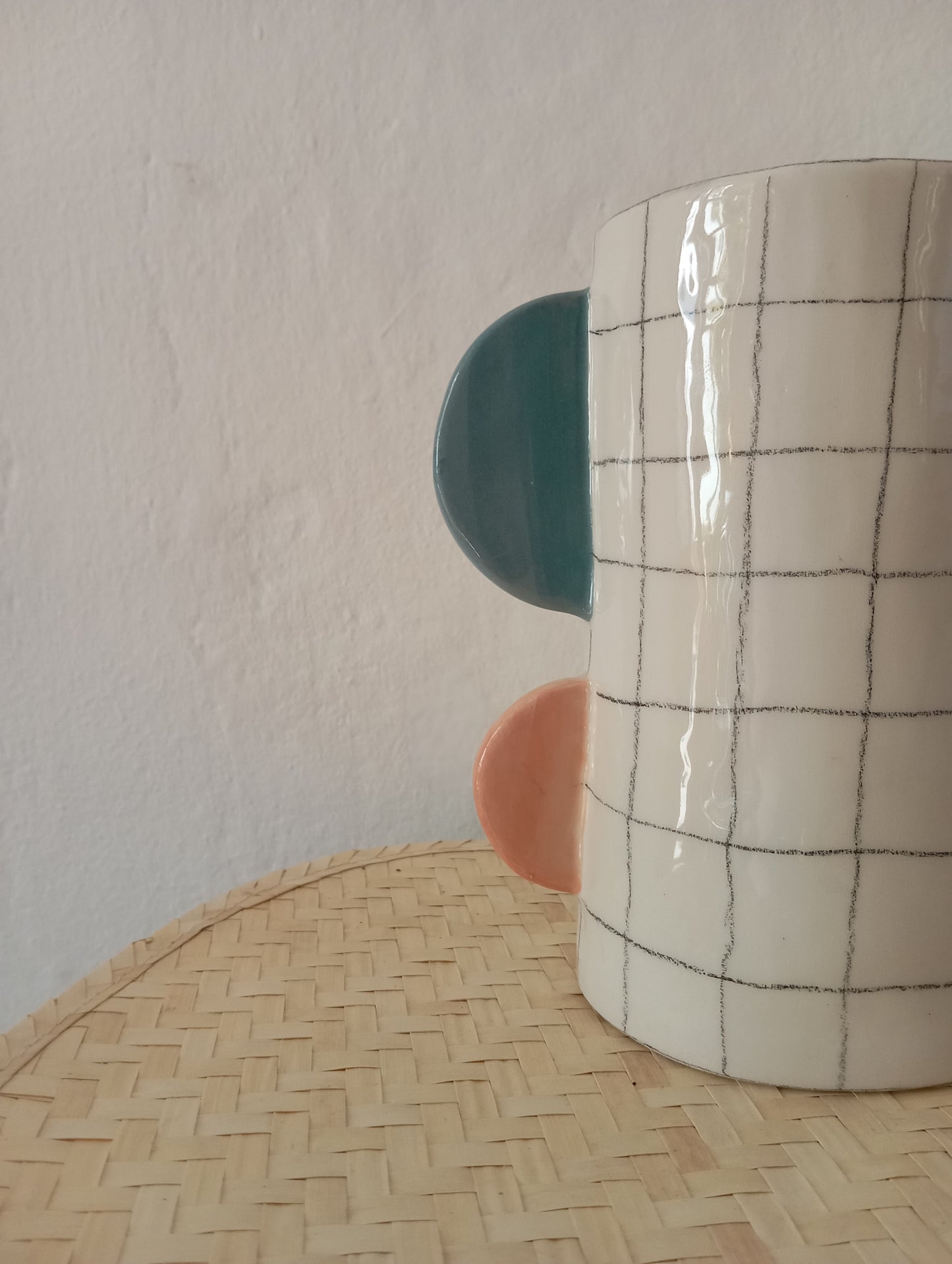 Vaso quadretti