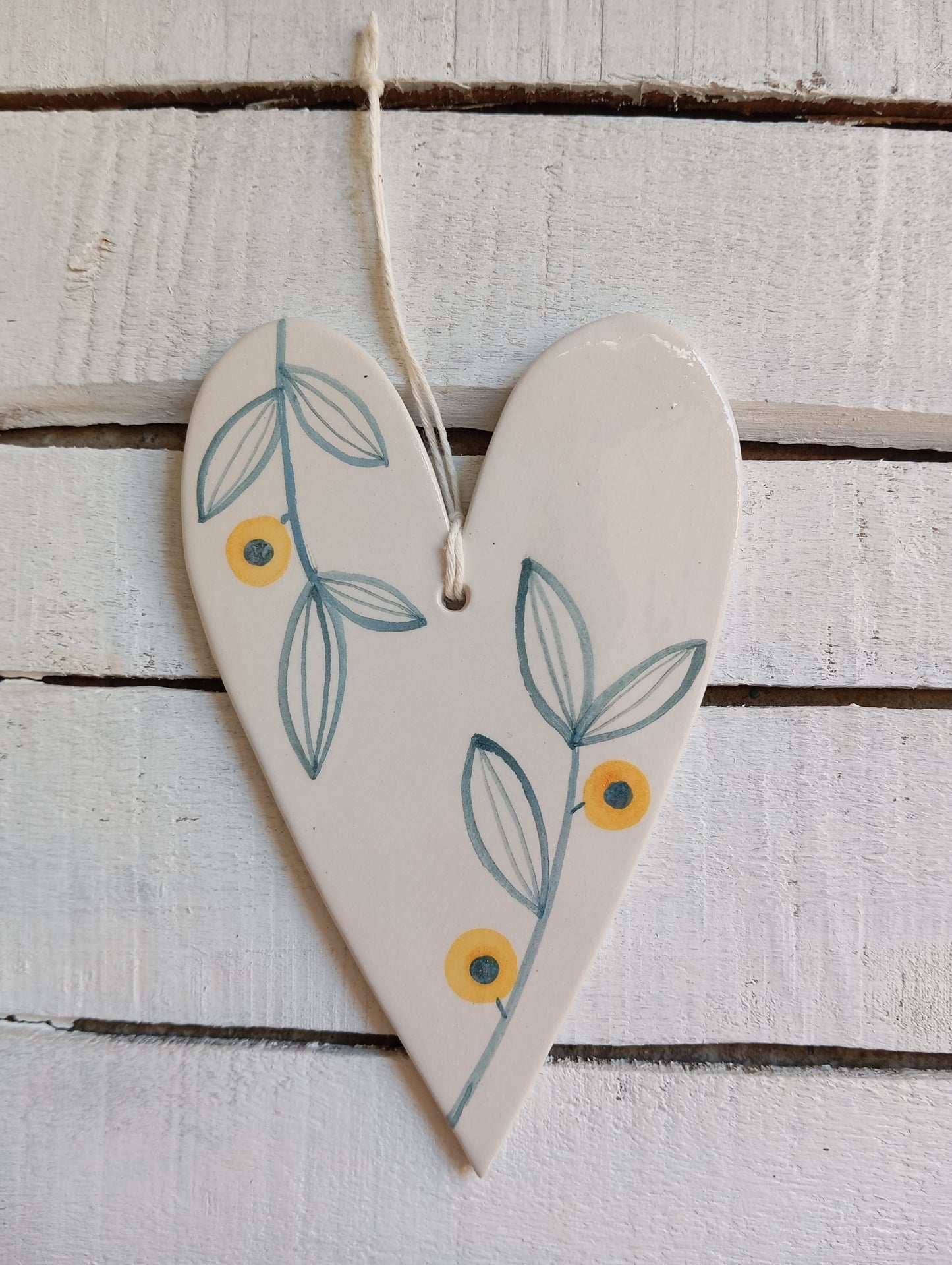 Decorazione Cuore in ceramica