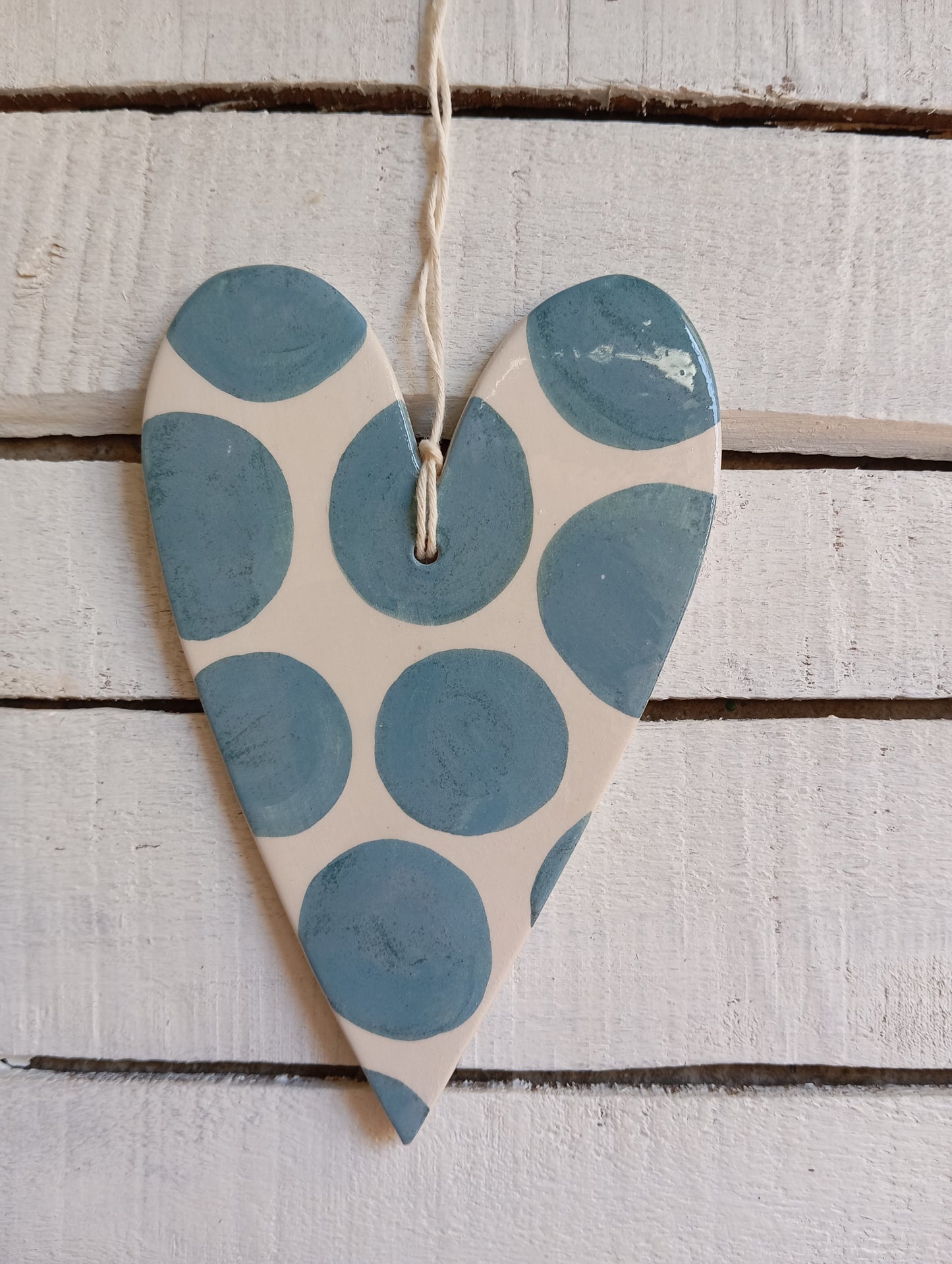 Decorazione Cuore in ceramica