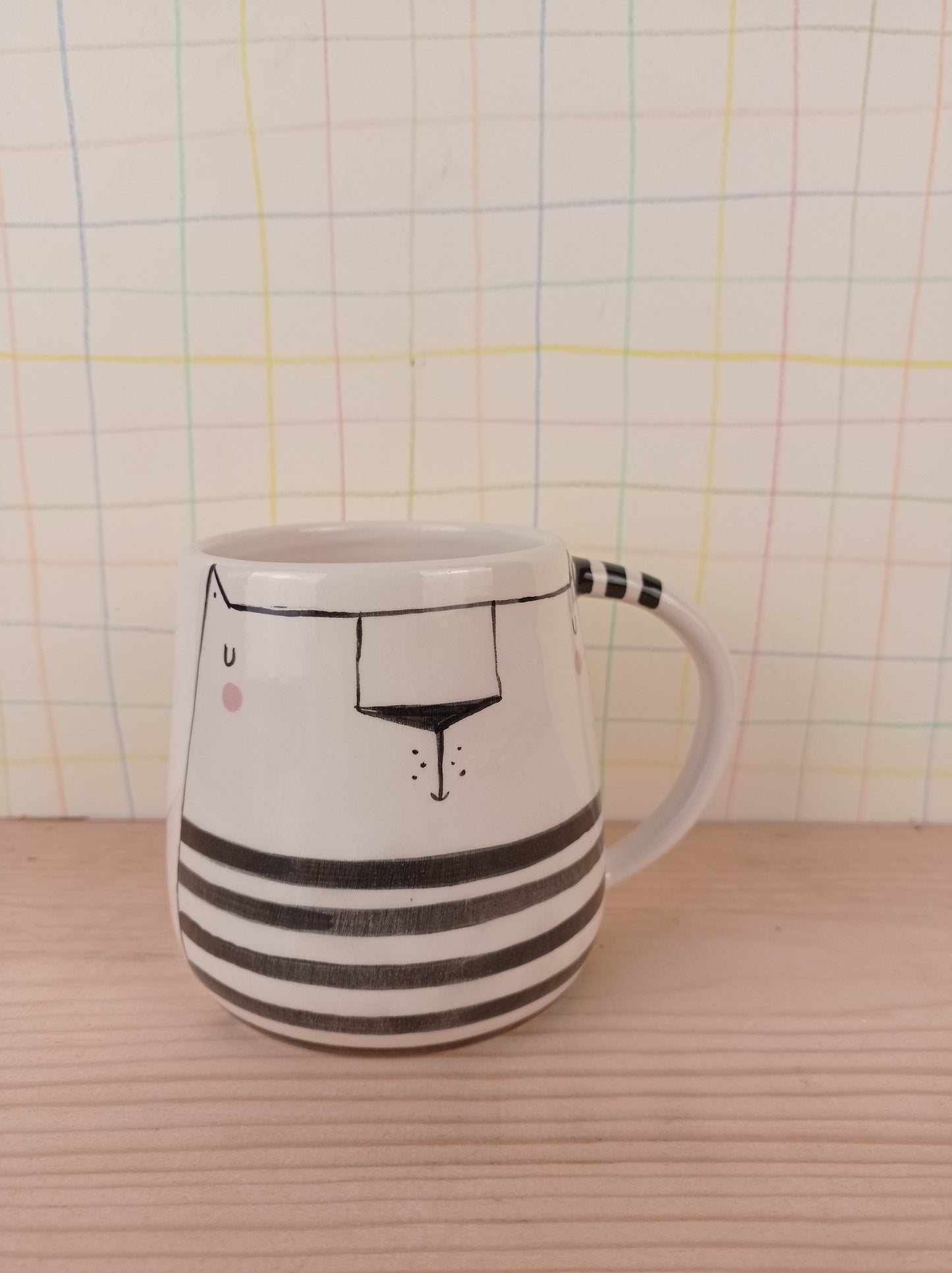 Tazza Gattone da tè, Mug in ceramica