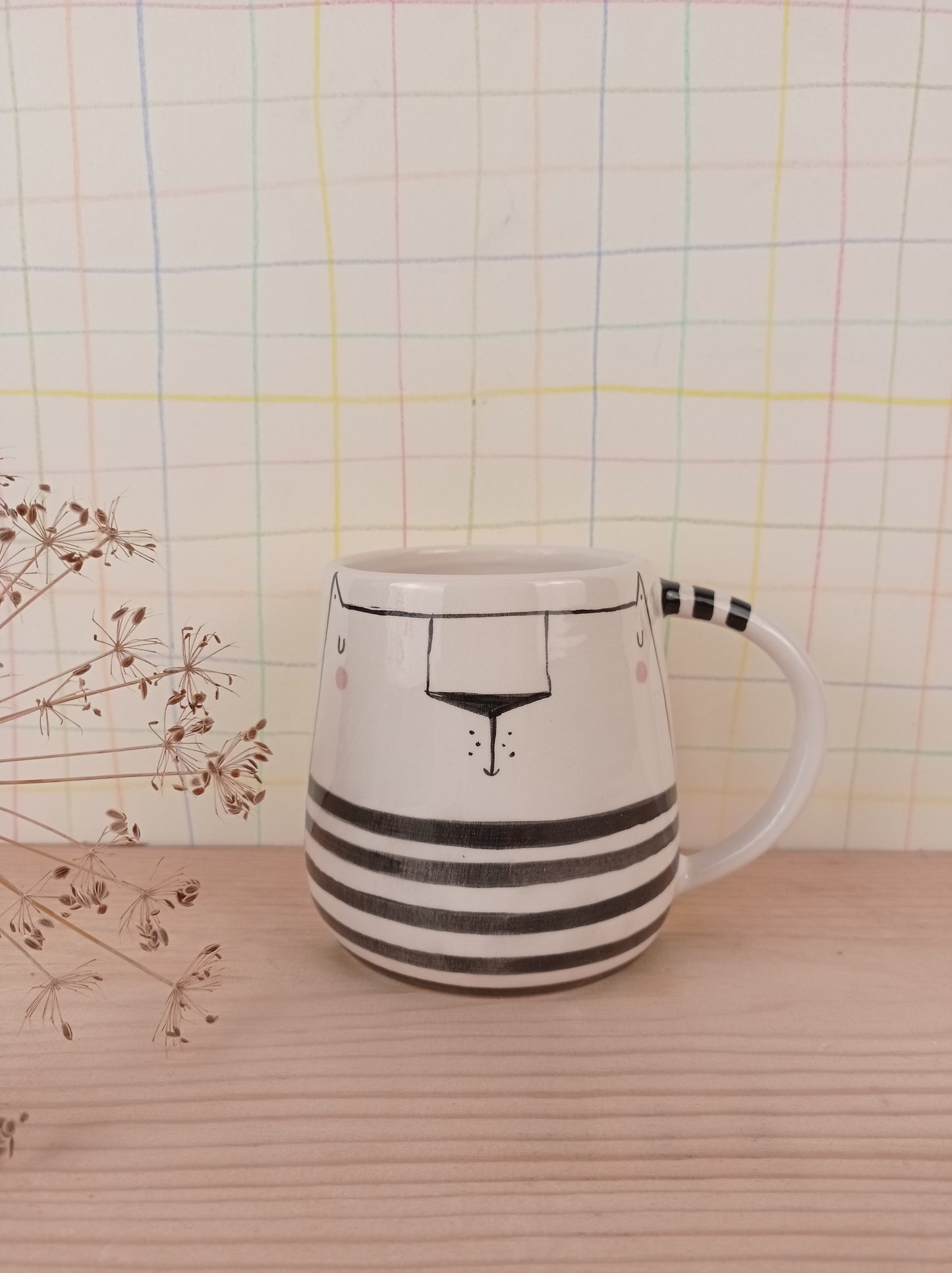 Tazza Gattone da tè, Mug in ceramica