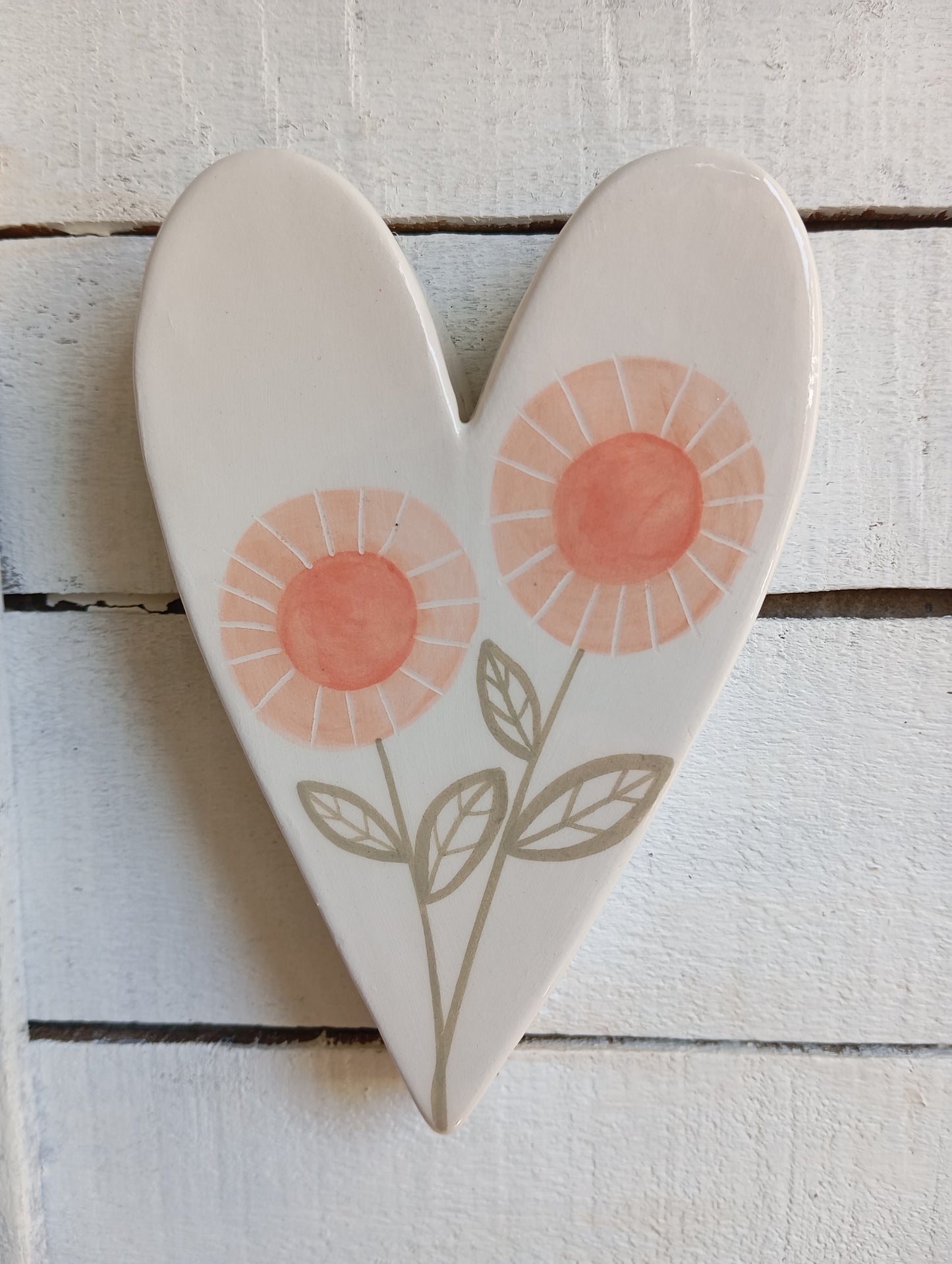 Decorazione Cuore in ceramica