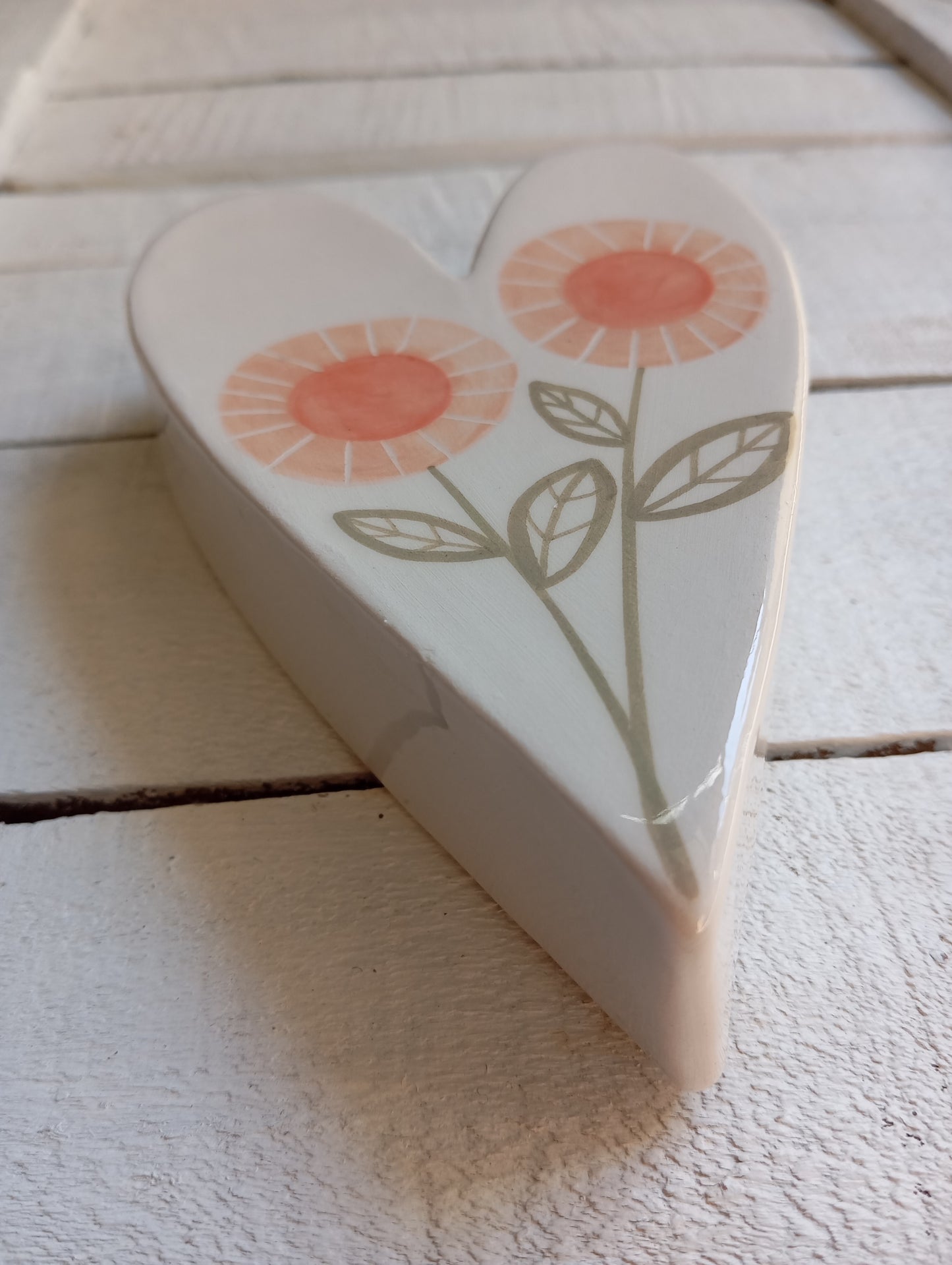 Decorazione Cuore in ceramica