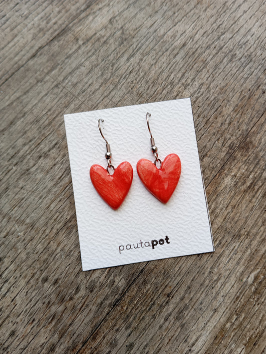 Orecchini pendenti Cuori