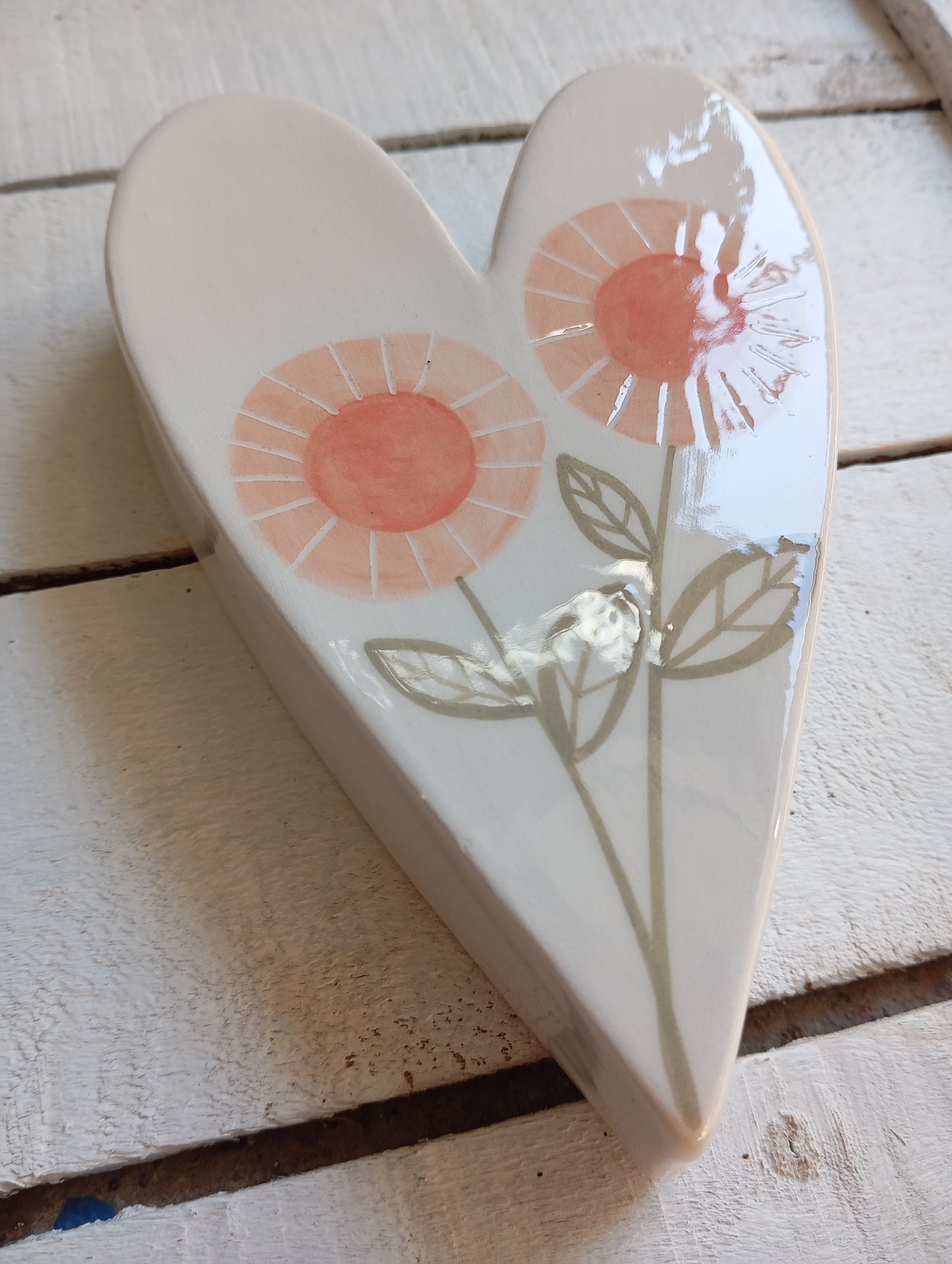 Decorazione Cuore in ceramica