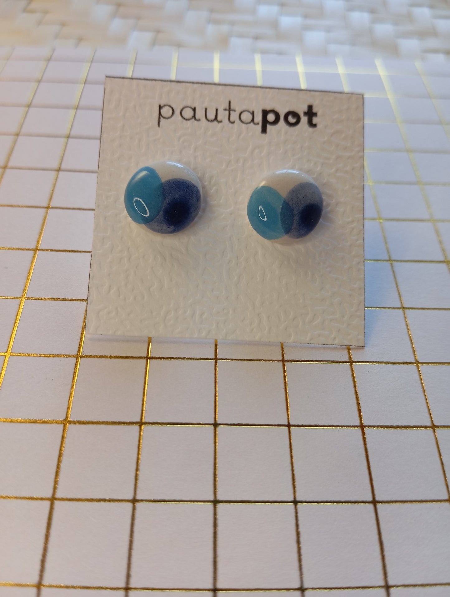 Orecchini Lobo in ceramica