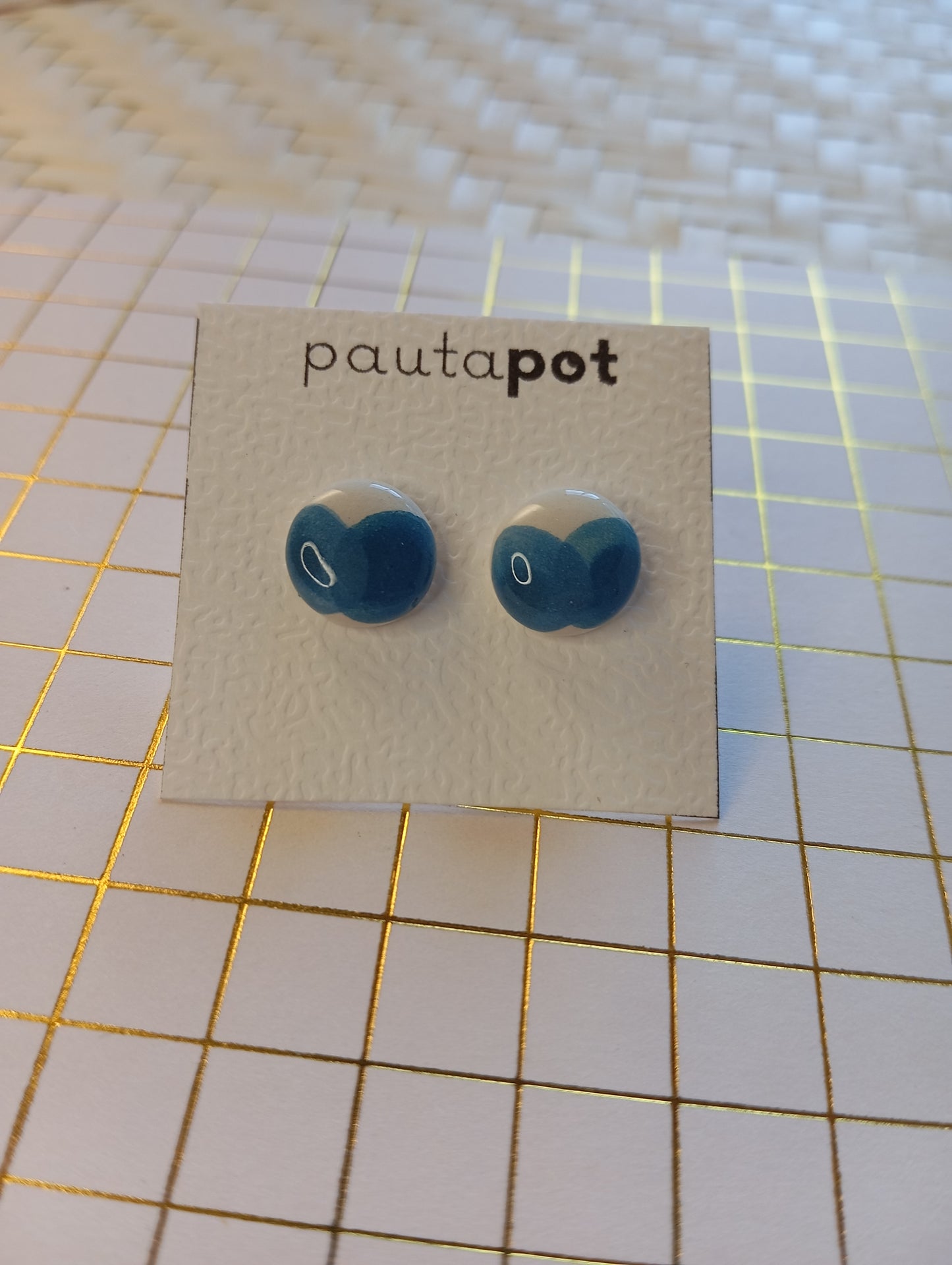 Orecchini Lobo in ceramica