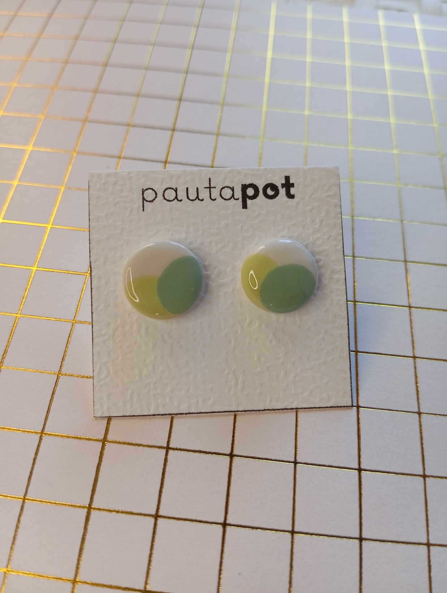 Orecchini Lobo in ceramica