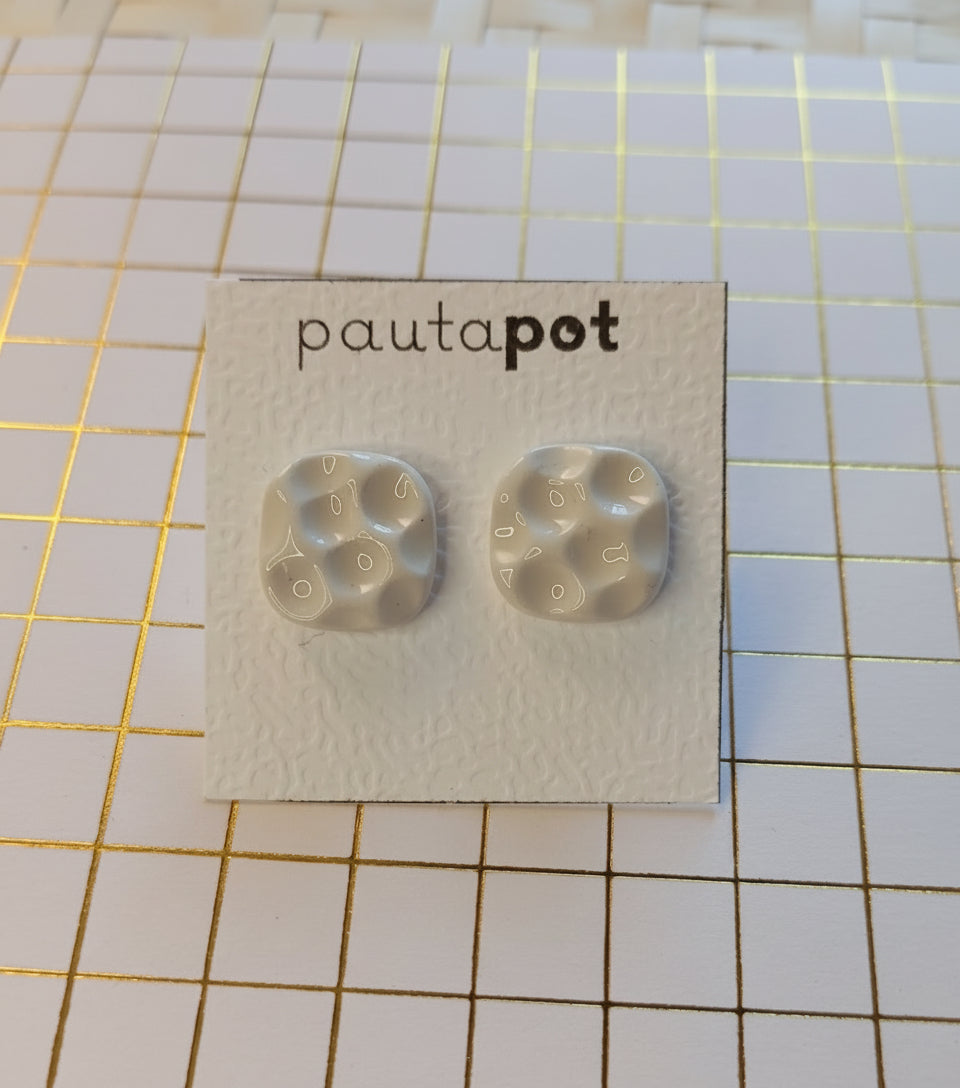 Orecchini Lobo in ceramica