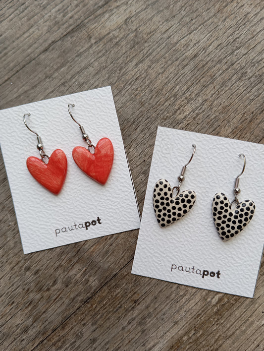 Orecchini pendenti Cuori